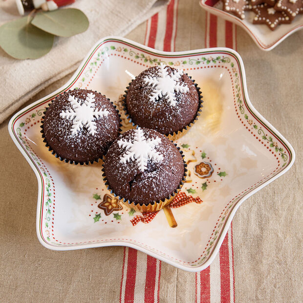 Winter Bakery Delight Star bowl medium Tree - Image 6