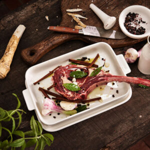 Clever Cooking rectangular baking dish 34 x 24 cm