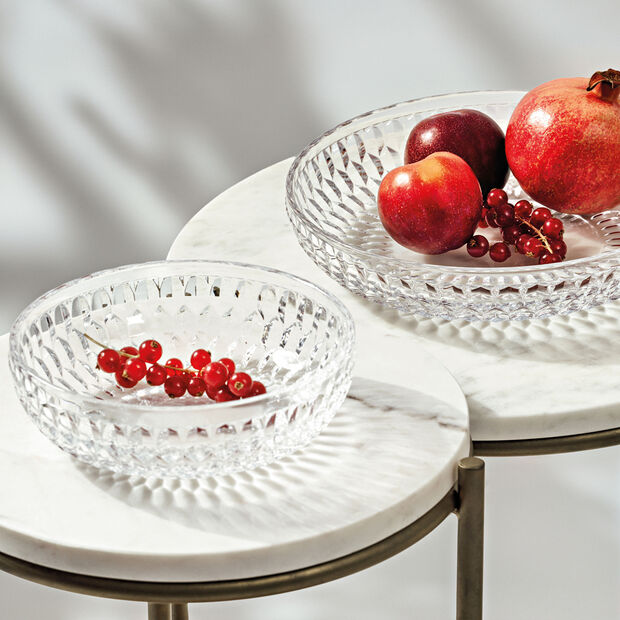 Boston shallow bowl, 24 cm Ø, clear - Image 3